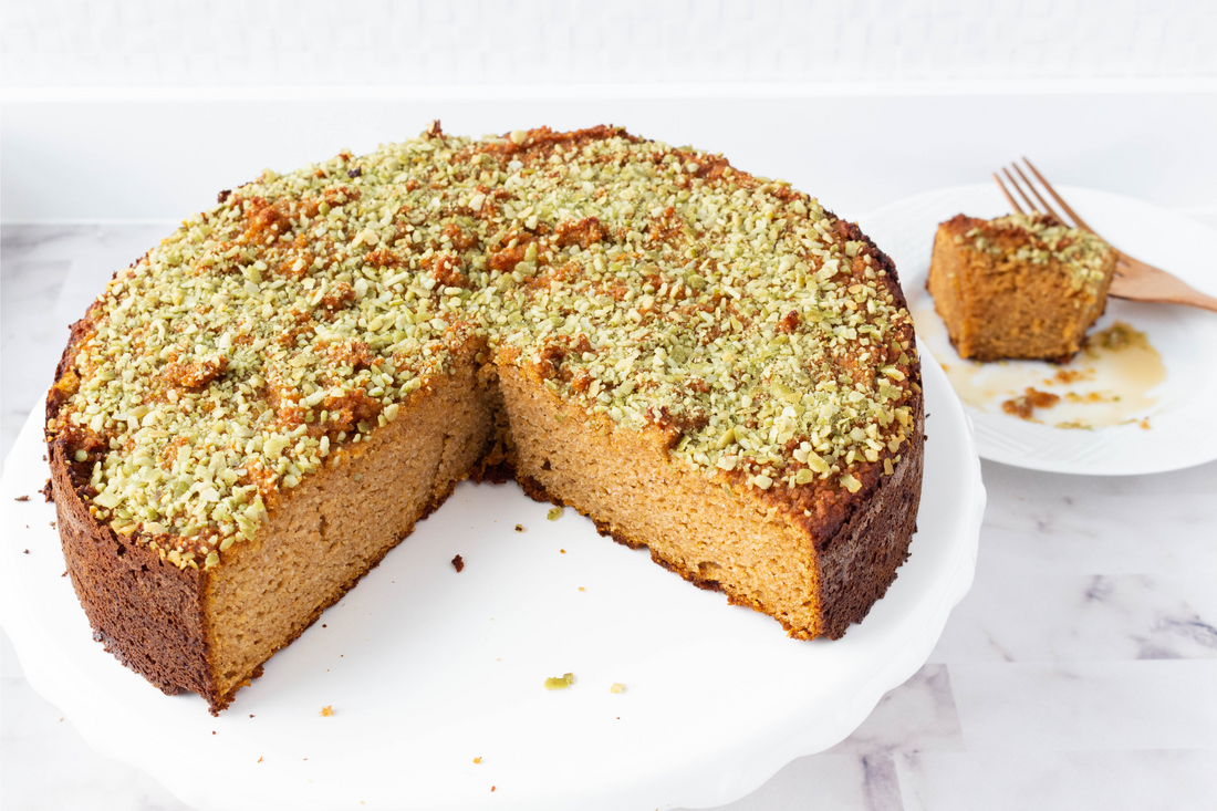 Almond Pumpkin Spice Cake: A Grain-Free Fall Favourite from Snackalicious | MarshaSophia Gluten-Free Bakery