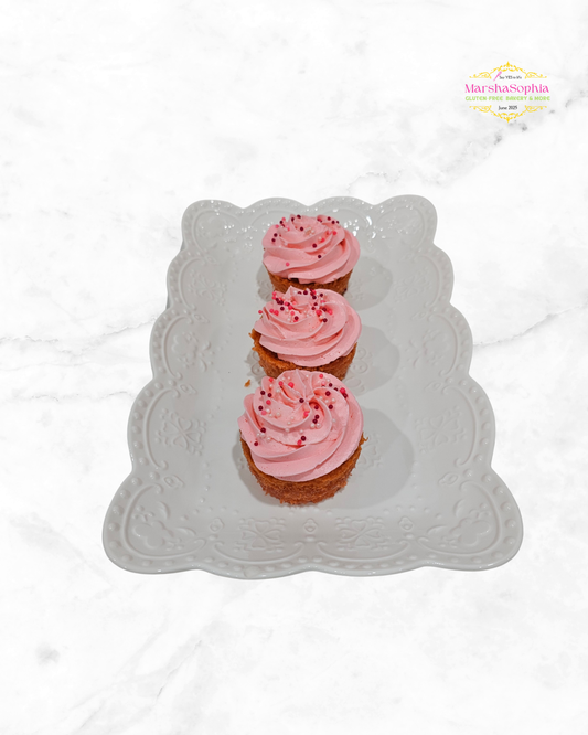Pretty in Pink Cupcake (Gluten-Free & Vegan)