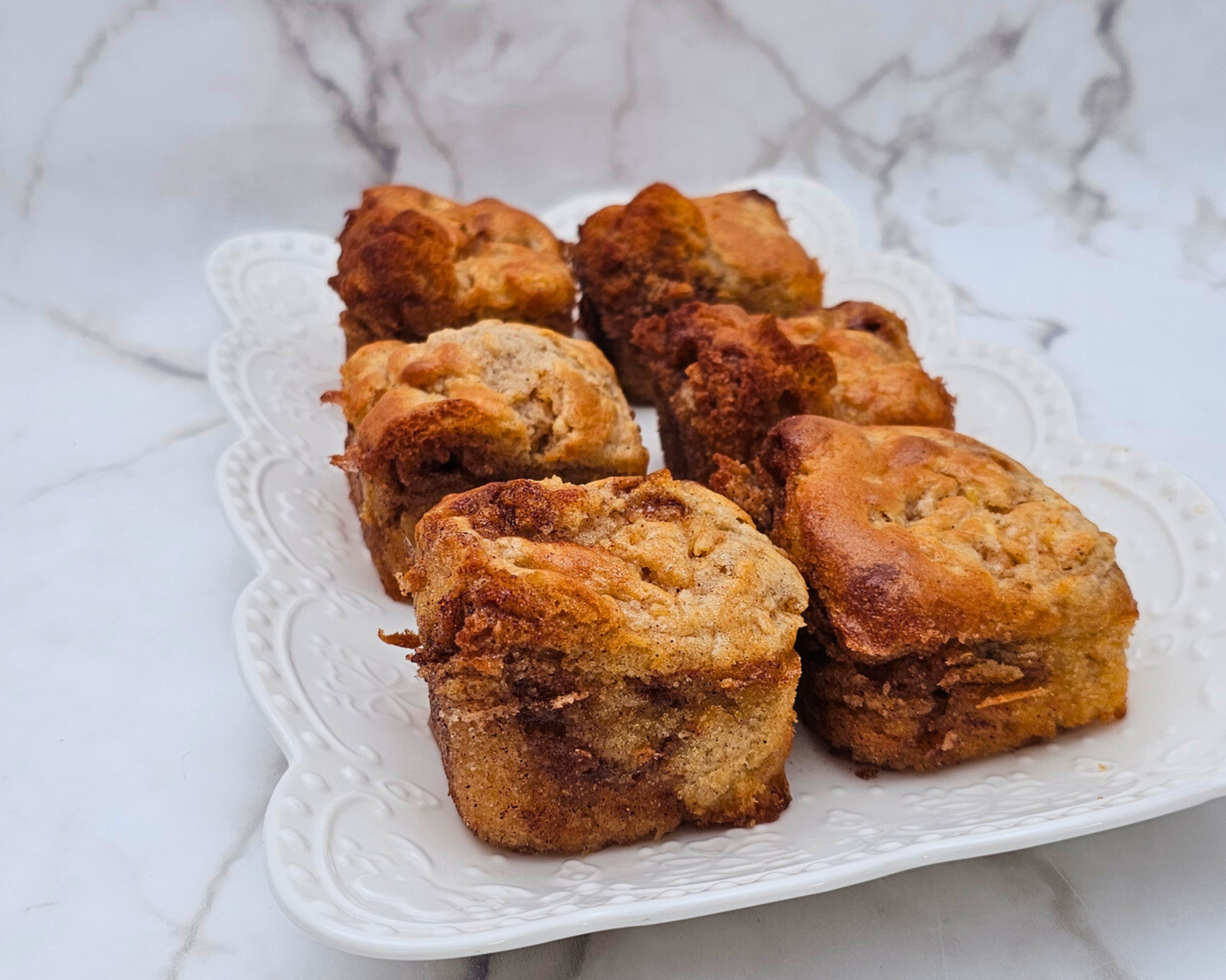 Vegan Cinnamon Sugar Square