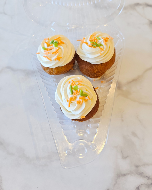 Vegetarian Mini Muffin – Carrot Buttercream