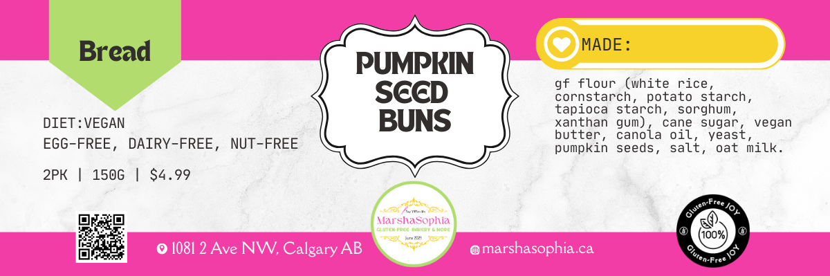 Vegan Buns – Pumpkin Seed Classic
