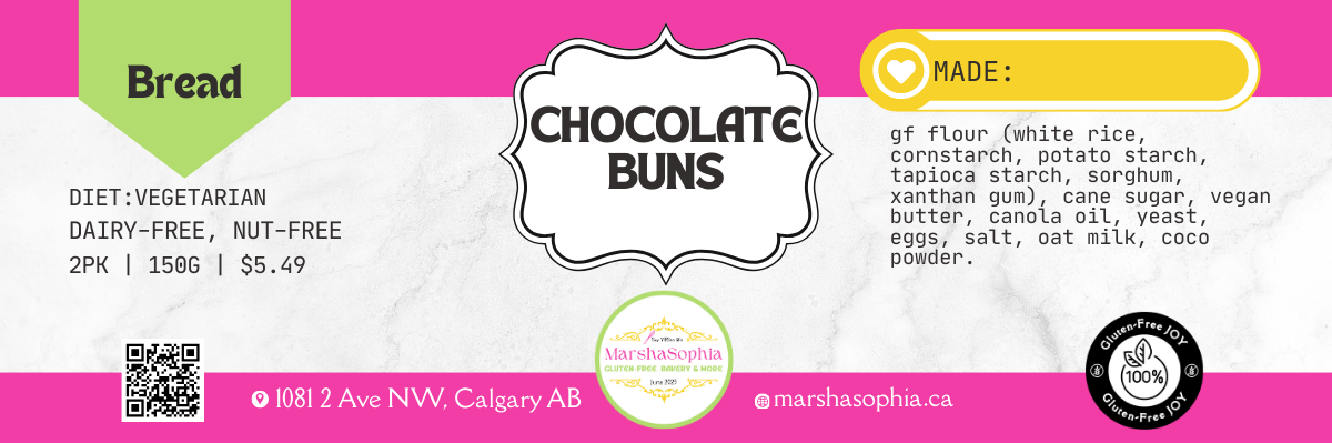 Vegetarian Buns – Chocolate