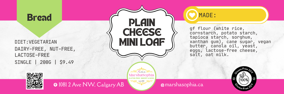 Vegetarian Mini Loaf – Plain Cheese