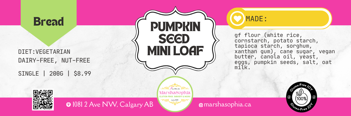 Vegetarian Mini Loaf – Pumpkin Seed